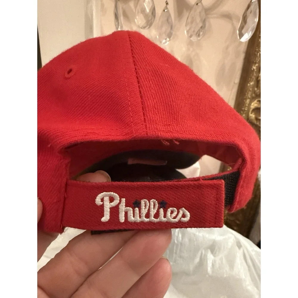 Vintage 90s Philadelphia Phillies Hat Cap Snapback OS Twins Enterprise NWT MLB